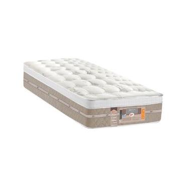 Imagem de Colchão Solteirão Castor Silver Star Air com Molas Ensacadas e Euro Pillow 32x96x203 cm - Branco/Bege
