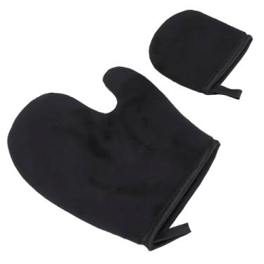 Imagem de ZJchao Conjunto de Luvas Autobronzeadoras, 2 Peças, Profissional, Lavável, Reutilizável, Loção Bronzeadora, Kit Aplicador de Mousse para Aplicação Mãos Livres, Luvas de Esponja Macia