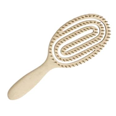 Imagem de Escova Para Cabelo Cacheado,Pente Desembaraçador De Uso Molhado E Seco - Pente de Cerdas Flexíveis Para Mulheres - Para Casa Viagem Ginásio SPA Massagem