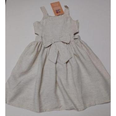 Imagem de Vestido Linho Infantil Menina Luxo Festa Lessa Kids Rf K163-Feminino
