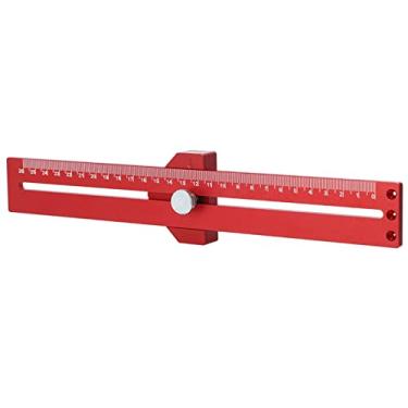 Imagem de Acouto Régua de Escrita Tipo T para Marcenaria | Ferramenta de Marcação de Alumínio Com Design e Fácil de Usar