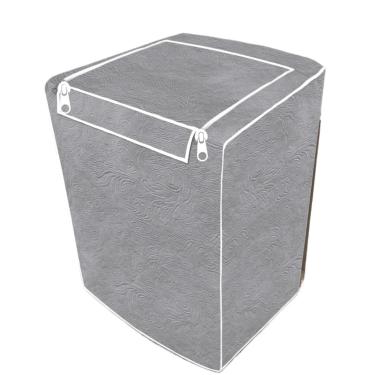 Imagem de Capa para Máquina de Lavar Impermeável Com Zíper Todos Tamanhos e P/M/G capa maquina de lavar(Tamanho P,PROMOÇÃO - Cinza Com Ziper)