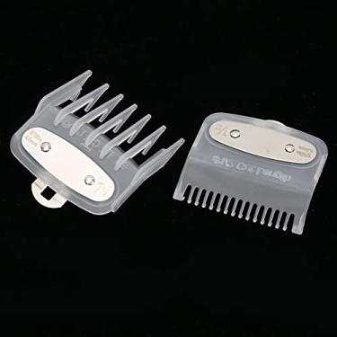 Imagem de Yinhing 2 PCS Limit Pente Corte de Cabelo Posicionamento Pente Ferramenta de Substituição para Máquina de Cortar Cabelo Material ABS Transparente Pentes de 1,5 Mm 4,5 Mm para (Pacote transparente com 2)