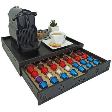 Imagem de Bandeja porta cápsulas de café Nespresso Com Gaveta PR63 - Co2Beer