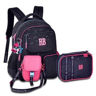 Imagem de Mochila e Estojo Box Rebecca Bonbon Com Bolsinha Removível-Feminino