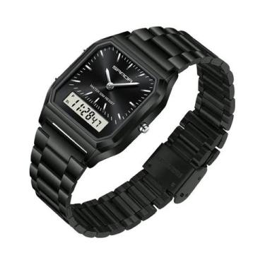 Imagem de Relógio Esportivo De Quartzo Unissex À Prova d'Água De Luxo SANDA Com 