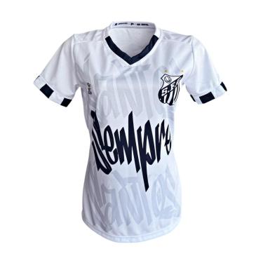 Imagem de Camiseta Feminina do Santos FC Torcedora Peixe Oficial-Feminino