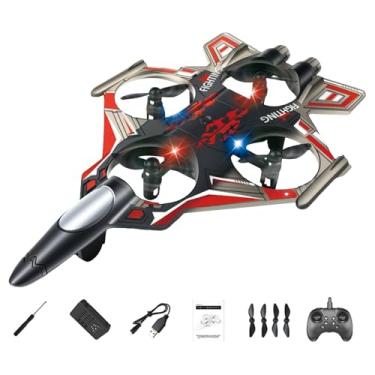 Imagem de Fiocias Avião de Controle Remoto RC para, Modelo de Planador Portátil para Hobby, Jato de, Ideal para Adultos, Iniciantes, Meninos E Adole, Bateria Vermelha 1