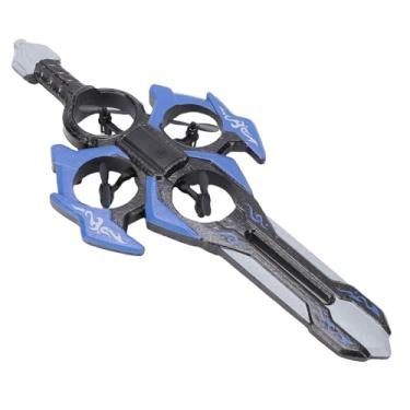 Imagem de Fockety Planador Espada Voadora RC, Avião RC com Controle por Gestos e Luzes Coloridas, Brinquedo de Jato de Combate com Manobras de 360° e Espada Voadora de Controle Remoto (Blue)