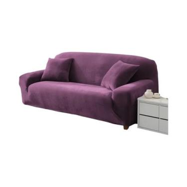 Imagem de Capa De Sofá De Veludo Elástica Grossa Para Sofá De 1/2/3/4 Lugares Em