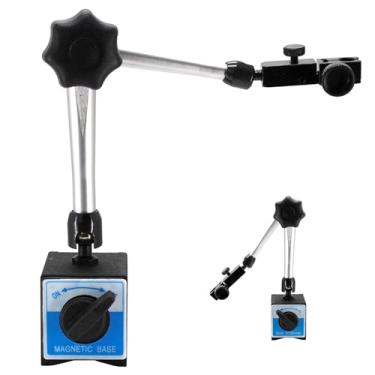 Imagem de Base De Indicador | Ferramentas de Medição Ajustáveis | Suporte para Indicador Digital,para Inspeção de Eixos e Engrenagens em Fresadora e Bancada de Trabalho