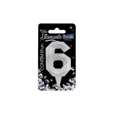 Imagem de Velas Aniversário Decorativas Diamante Lindas