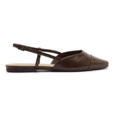 Imagem de Sapatilha Slingback Ponta Verniz Lançamento Anacapri-Feminino