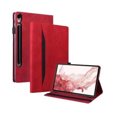 Imagem de Capa Flip Luxuosa Com Suporte Para Samsung Galaxy Tab S10 FE plus 13.1