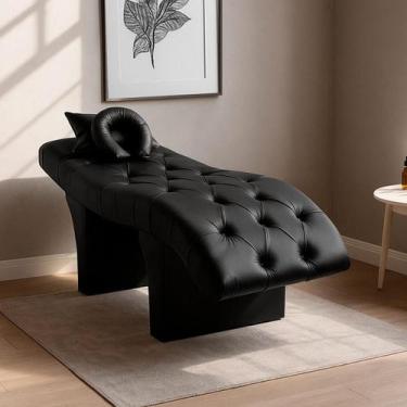 Imagem de Maca Estética Estofada para Studio de Beleza Cilios material sintético
