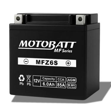 Imagem de BATERIA MOTOBATT AGM MFZ6S 12V 6Ah FAZER250 XTZ250 NXR150/160 XRE 300/