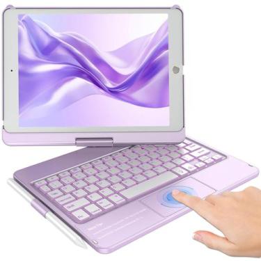 Imagem de Capa de teclado KBCASE Touchpad para iPad 9º/8º/7º de 10,2"