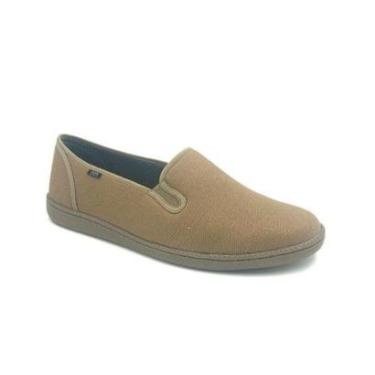 Imagem de Sapatilha Masculina Lona Bege Vudalfor Conforto 3020 - Bege 39-Masculino