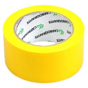 Imagem de Fita Autoadesiva de Demarcação de Solo Amarela 50mm x 30m - Carbografi