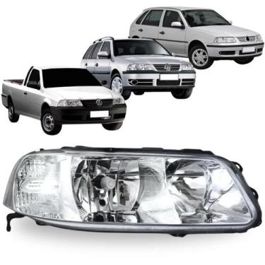 Imagem de Farol ld gol parati saveiro 1999 a 2005 g3 cromado foco dupl - BBS