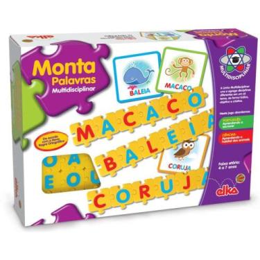 Imagem de Brinquedo Pedagogico Monta Palavras - ELKA