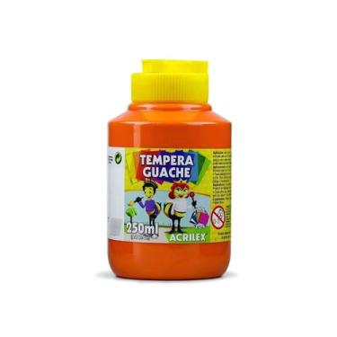 Imagem de Tinta Guache Acrilex 250ml Lavável Escolar Infantil Não Tóxica Para Ar
