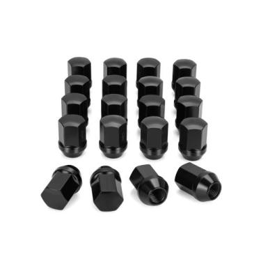 Imagem de Porcas de roda SUCOSO M14x1.5 20PCS pretas para Cadillac CTS