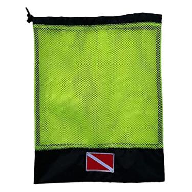 Imagem de Milageto Snorkeling Regulador de Engrenador Malha, Amarelo, 40 cm