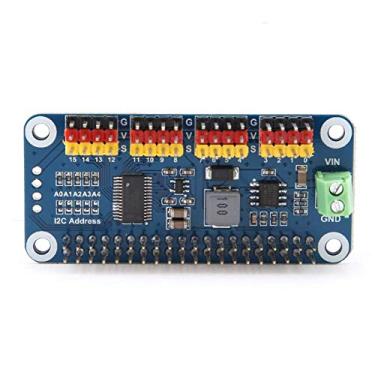 Imagem de Placa de atuador de direção, placa de direção estável de 16 canais, interface I2C adequada para Raspberry Pi 2B 3B/3B+ Zero W/Zero WH Fit Raspberry Pi Zero