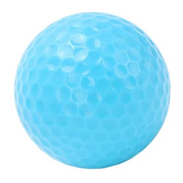 Imagem de SPYMINNPOO Bola flutuante de golfe, 2 camadas de bola flutuante de golfe flutuante, faixa de água, esportes ao ar livre, bolas de treinamento de prática de golfe (azul claro) esportes de lazer