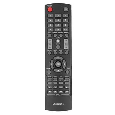 Imagem de Controle remoto de TV, substituição de controle remoto durável ns‑rc9dna‑14 TV para TV LCD Insignia ns‑20ed310na15, preto