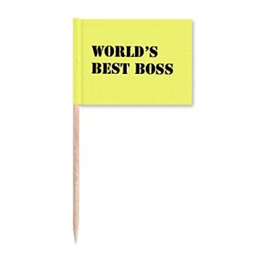 Imagem de Melhor presente superior Art Déco moda palito de dente bandeiras marcadoras decoração de festa