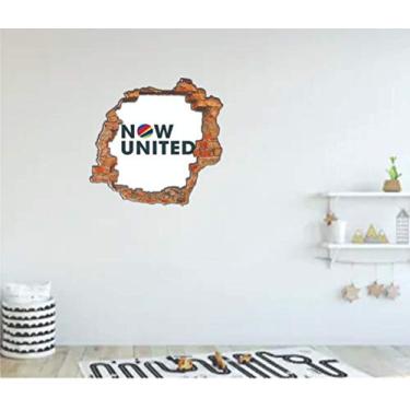 Imagem de Adesivo Buraco Parede Now United Branco 55cm X 50cm