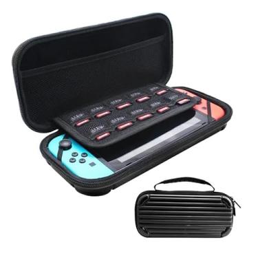 Imagem de Case Rígida em TPU Bolsa Estojo de Viagem e Proteção Para Nintendo Switch e Switch Oled Bag Preta