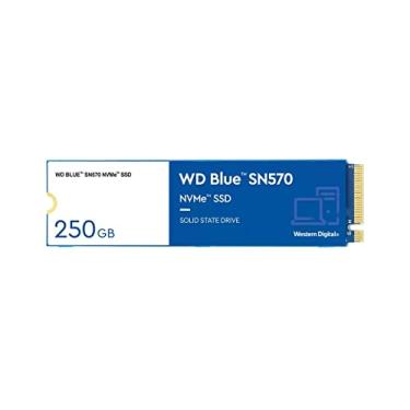 Imagem de Western Digital SSD WD 250GB SN570 M.2 NVME, Preto, WDS250G3B0C