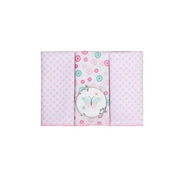 Imagem de Papi Textil Paninho De Boca Bordados Karinho 32Cm X 32Cm Contem 03 Un