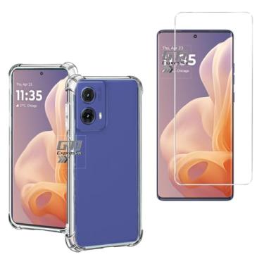 Imagem de Kit Capa E Película Compatível Com Motorola Moto G85