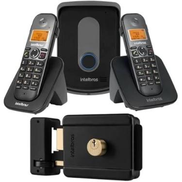 Imagem de Interfone Porteiro Sem Fio Bivolt Intelbras 2 Ramais Internos E Fechadura Fx 1500