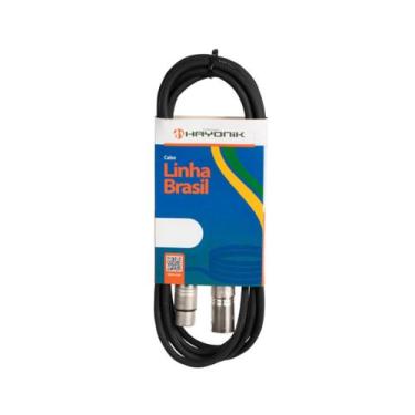 Imagem de Cabo hayonik linha brasil xlr/ xlr 5mt