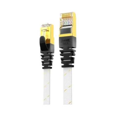 Imagem de Cabo Ethernet Cat7 Plano Ampcom Sftp Rj45 Cabo De Rede Para Roteador M