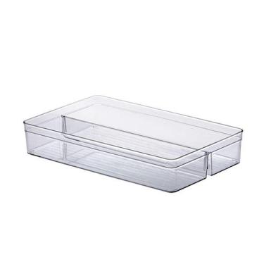 Imagem de Organizador de Gaveta Diamond Cristal com 2 Div. C 40 X L 25 X A 7,5 C