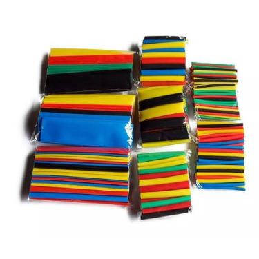 Imagem de 656 Pcs Kit Espaguete Tubo Isolante Termo Retrátil Colorido - GHC Aces