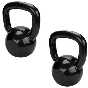 Imagem de Kit Kettlebell Emborrachado Treinamento Funcional 4 E 6 Kg - Infinity