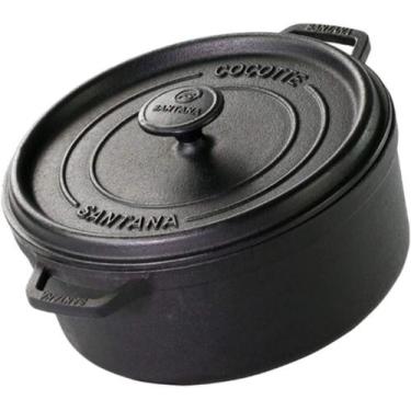 Imagem de Caçarola Cocotte GRANDE 26 Cm Forno Holandês Ferro Fundido Santana