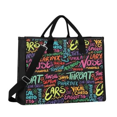 Imagem de JNIAP Sacola Otorrinolaringologista, presentes para otorrinolaringologia, presentes para audiologistas, otorrinolaringologia, cirurgião, presentes para enfermeiros, Bolsa de orelha e nariz, Large