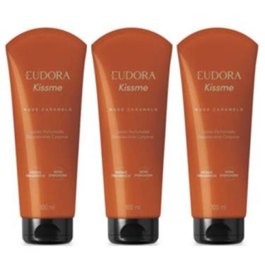 Imagem de Kit com 3 Unidades Hidratante Corporal Kiss Me Nude Caramelo 100ml Eud