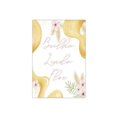 Imagem de Painel De Festa Vertical 1,50 x 2,20 - Brilha Linda Flor Dourado 002 -