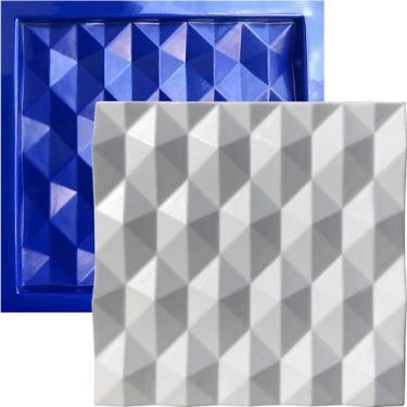 Imagem de Forma 3D Gesso e Cimento ABS 1mm - Hexágonos 30x30 cm - Xmoldes Formas