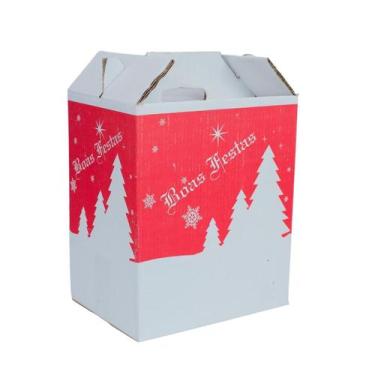 Imagem de Caixa Top para Cesta de Natal 30X21,5X35cm. com 50 un. - TAMAROZZI