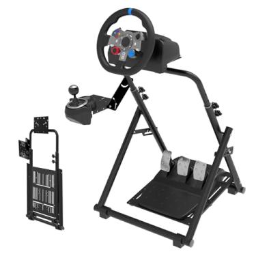 Imagem de EG STARTS Sim Racing Wheel Stand Simulator Cockpit Wheel Stand Racing Steering Shifter Mount for Logitech G29 G920 G923 G27 G25 for Thrustmaster T150 T248 T300 T500 RS T-GT TSPC TGT Gaming Stand